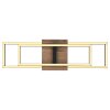 Plafonnier  Avelal LED Bois clair, Couleur bois, Noir, 1 lumière