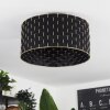 Plafonnier Ubac Noir, 1 lumière