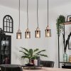 Suspension Loursin Noir, 4 lumières
