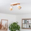 Plafonnier Blondo Écru, Blanc, 2 lumières