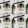Suspension Verre 15cm Lauden Fumé, 3 lumières
