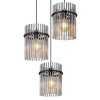 Suspension Globo GORLEY Noir, 3 lumières