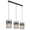 Suspension Globo GORLEY Noir, 3 lumières