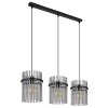 Suspension Globo GORLEY Noir, 3 lumières