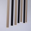 Suspension Paul Neuhaus FLUTE LED Noir, 7 lumières