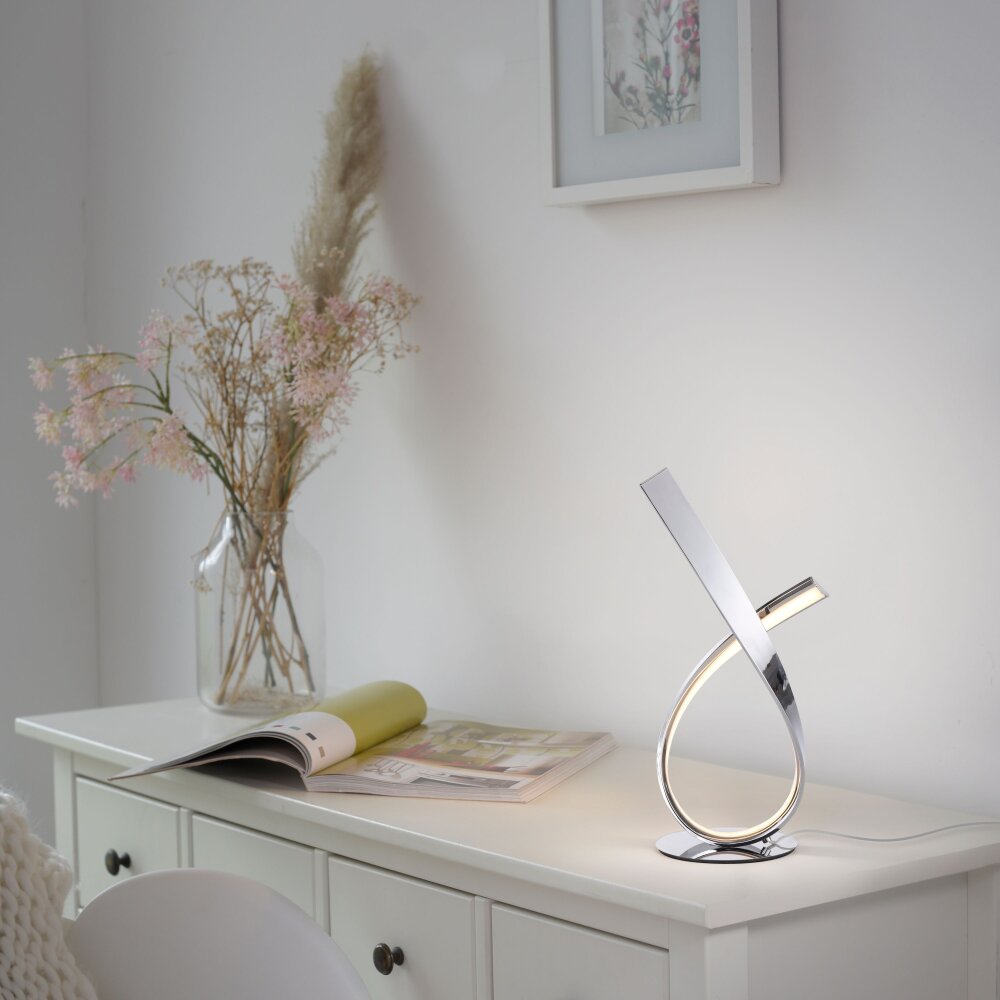 Lampe de table Paul Neuhaus LINDA LED Chrome, 1 lumière main product photo