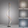 Lampadaire Paul Neuhaus QSWING LED Anthracite, Or, 1 lumière, Télécommandes
