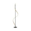 Lampadaire Paul Neuhaus QSWING LED Anthracite, Or, 1 lumière, Télécommandes