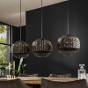 Suspension Burgase Anthracite, 3 lumières