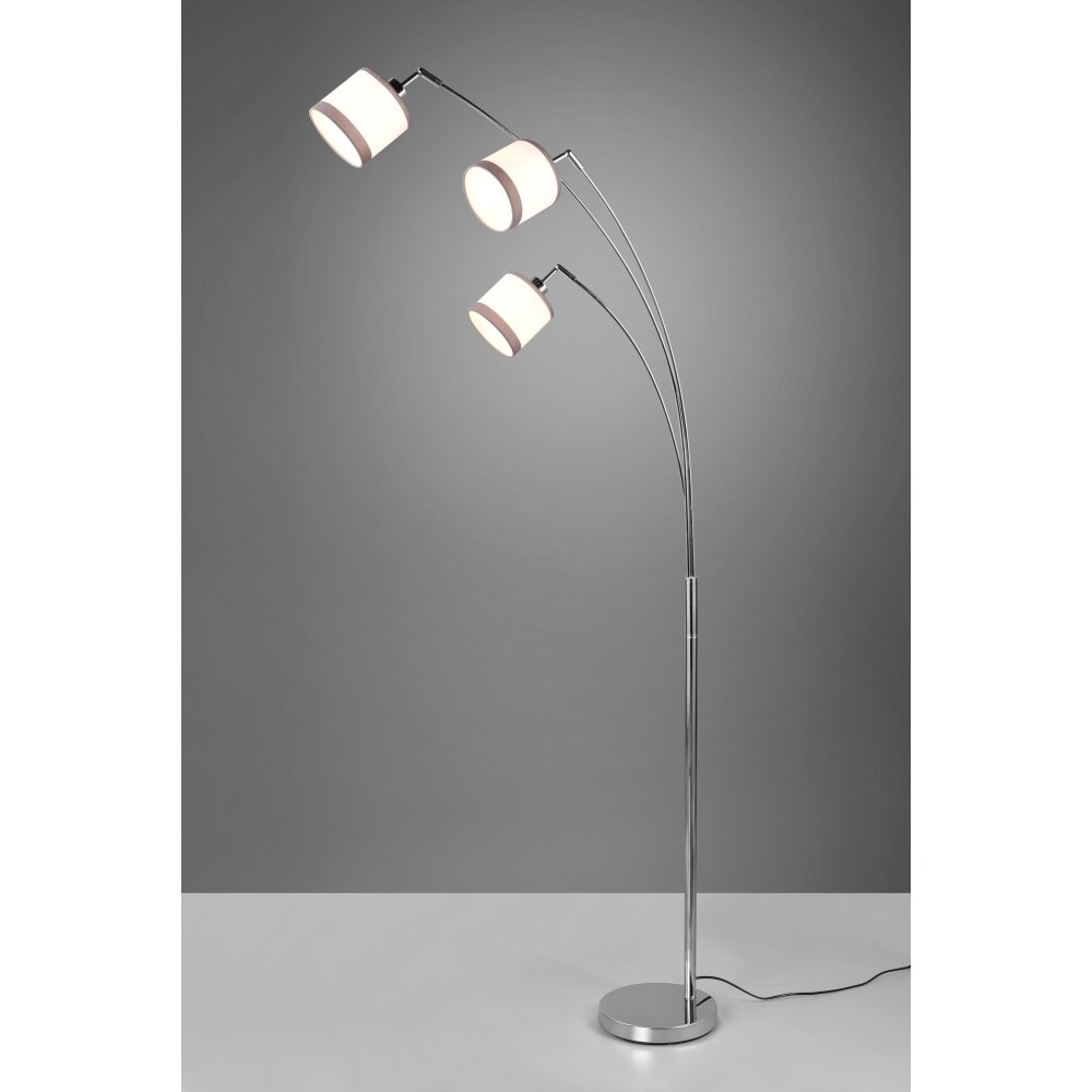 Lampadaire Reality DAVOS Chrome, 3 lumières main product photo