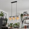 Suspension Verre 20cm Vevino Clair, 3 lumières