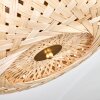 Plafonnier Bauro Laiton, Écru, 3 lumières