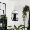 Suspension Verre 15cm Vevino Fumé, 1 lumière