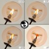 Lampadaire Bernado Noir, 5 lumières