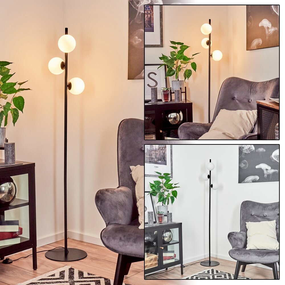 Lampadaire Remaisnil Noir, 3 lumières main product photo