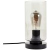 Lampe de table Brilliant Mesmer Noir, 1 lumière
