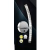 Applique murale Globo HYPERION Chrome, 1 lumière