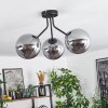 Plafonnier Gastor Noir, 3 lumières