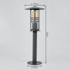 Borne lumineuse Fushun Anthracite, 1 lumière