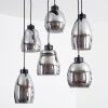 Suspension Kenong Noir, 6 lumières