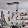 Suspension Kenong Noir, 6 lumières