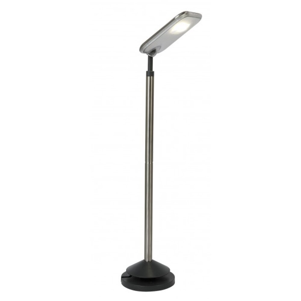 Set de 2 lampe + 1 panneau solaire Lutec MINIS LED Chrome, Noir, 3 lumières main product photo