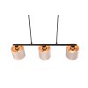 Suspension Trio JULIETA Noir, 3 lumières