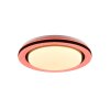 Plafonnier Reality Cartida LED Blanc, 1 lumière, Télécommandes, Changeur de couleurs