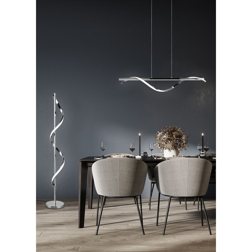 Lampadaire Reality Isabel LED Chrome, 1 lumière main product photo