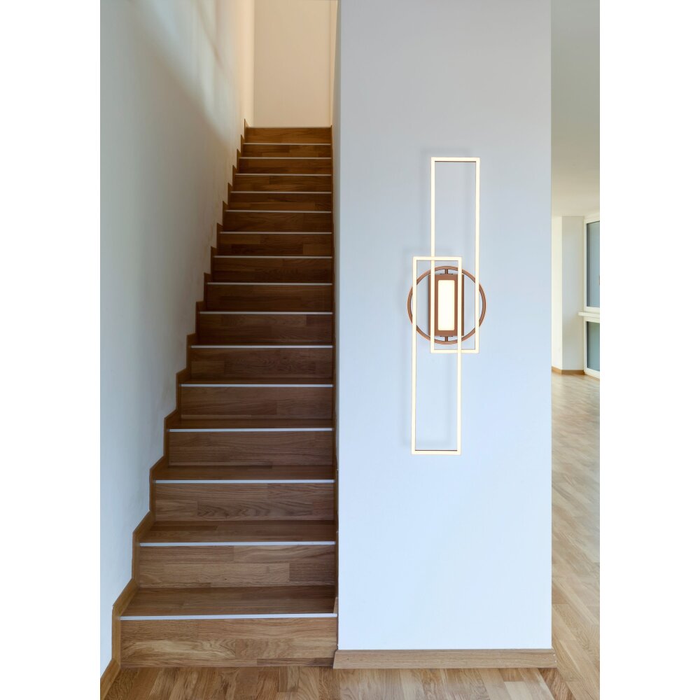 Plafonnier Reality TWISTER LED Brun, 1 lumière, Télécommandes main product photo