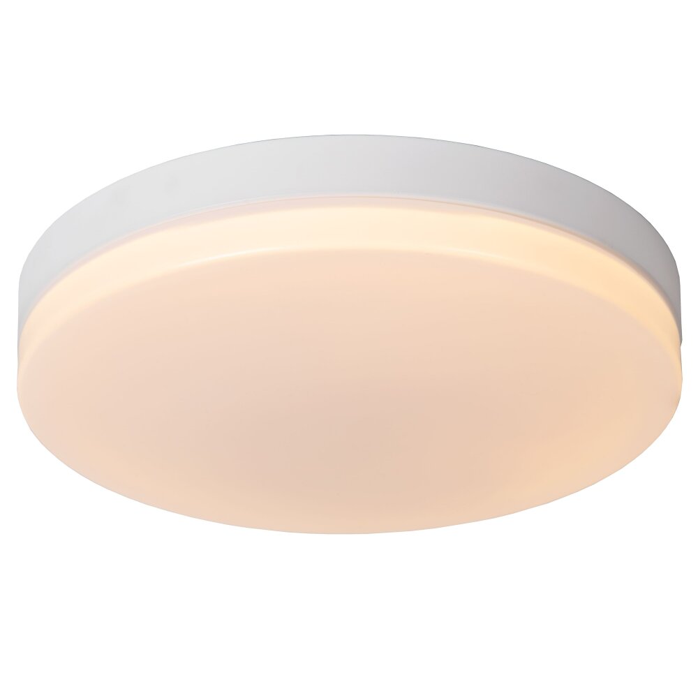 Plafonnier Lucide BISKIT LED Blanc, 1 lumière, Détecteur de mouvement main product photo