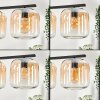Suspension - Verre Lauden Ambre, Clair, 4 lumières
