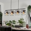 Suspension - Verre Lauden Chrome, Clair, Fumé, 4 lumières