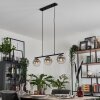 Suspension Gastor Clair, Fumé, 3 lumières