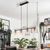 Suspension Gastor Ambre, Clair, 4 lumières