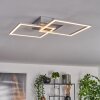 Plafonnier Obo LED Titane, 1 lumière
