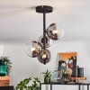 Plafonnier Chehalis Noir, 4 lumières