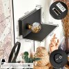 Applique murale Diamoukope Noir, 1 lumière