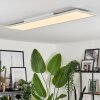 Plafonnier Voisines LED Blanc, 1 lumière, Télécommandes