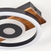 Plafonnier Taboneira LED Noir, 1 lumière