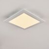 Plafonnier Voisines LED Blanc, 1 lumière, Télécommandes, Changeur de couleurs