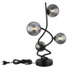 Lampe de table Globo RIHA LED Noir, 4 lumières