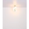 Plafonnier Globo RIHA LED Nickel mat, 4 lumières