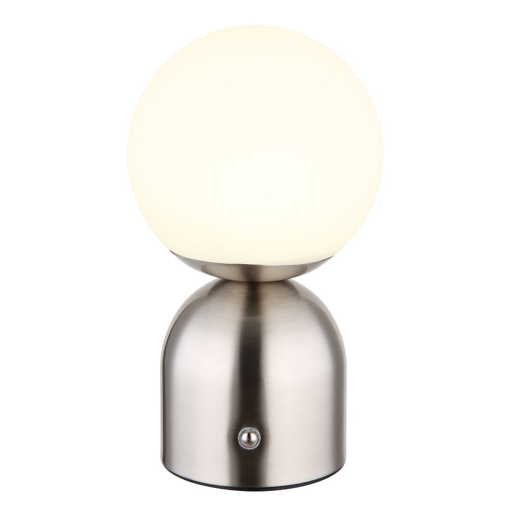 Lampe de table Globo JULSY LED Nickel mat, 1 lumière main product photo