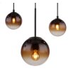 Suspension Globo HALLIE Noir, 6 lumières