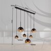 Suspension Globo HALLIE Noir, 6 lumières