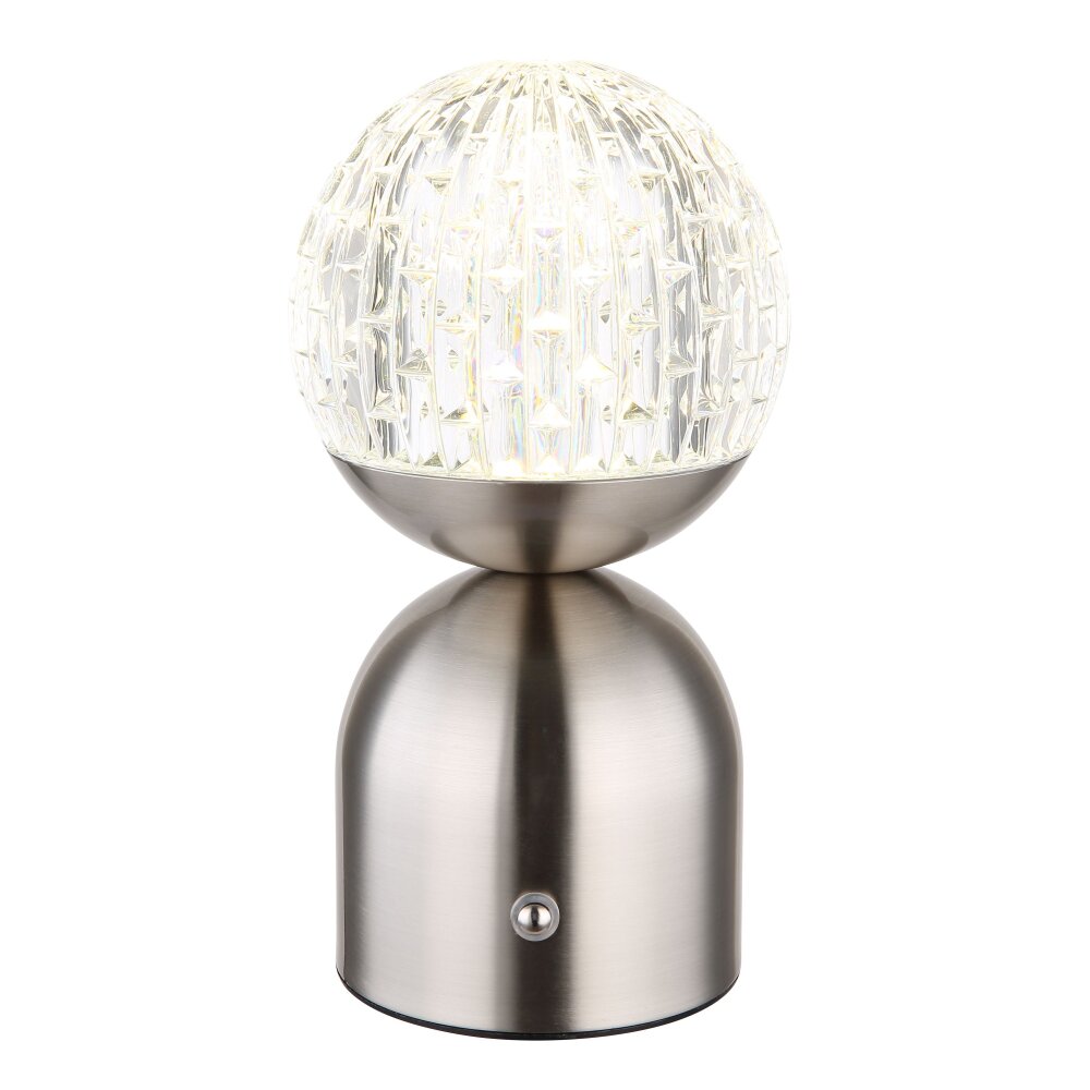 Lampe de table Globo JULSY LED Nickel mat, 1 lumière main product photo
