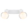 Plafonnier Globo TOKKI Blanc, 2 lumières