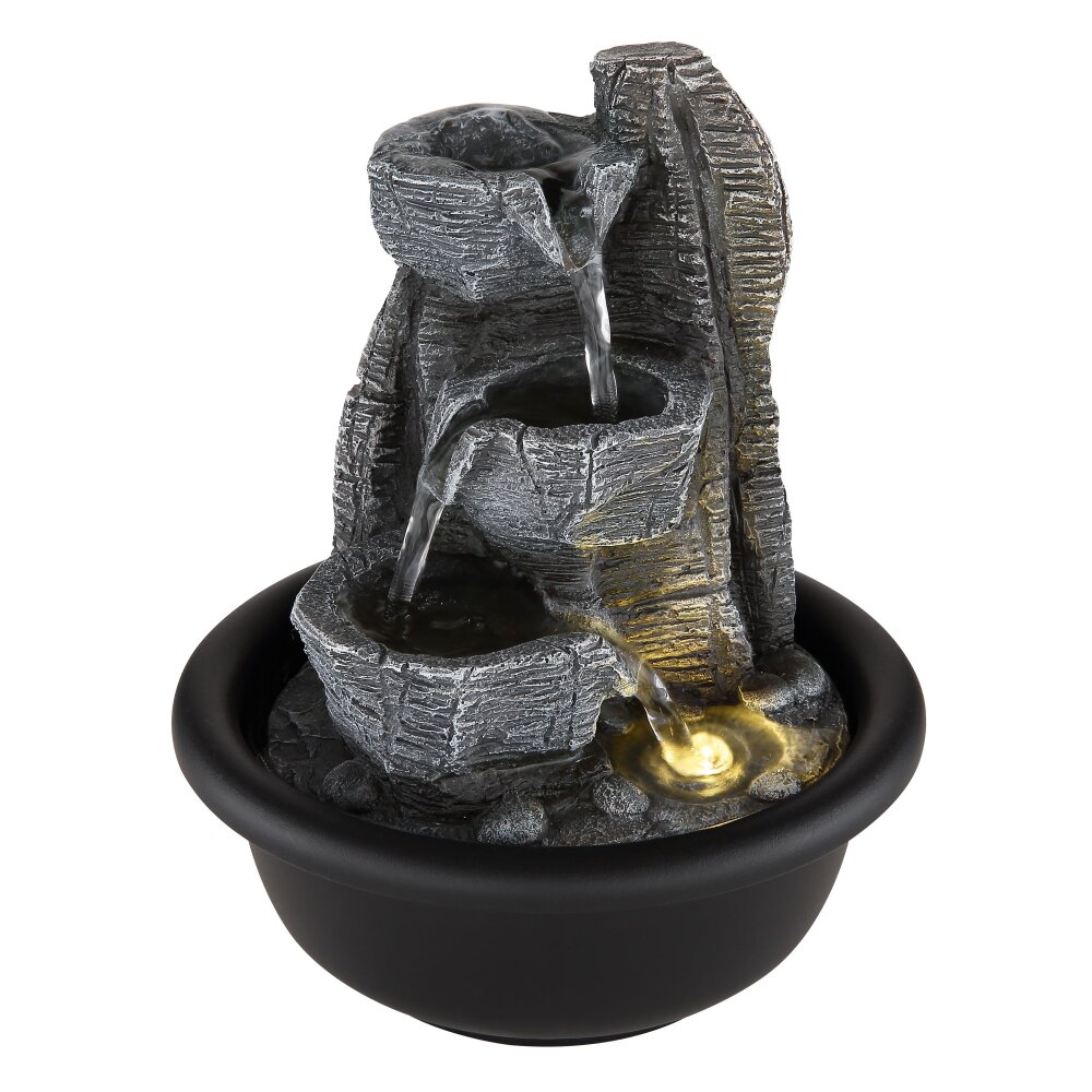 Fontaines d'intérieur Globo FONTANA LED Noir, 1 lumière main product photo