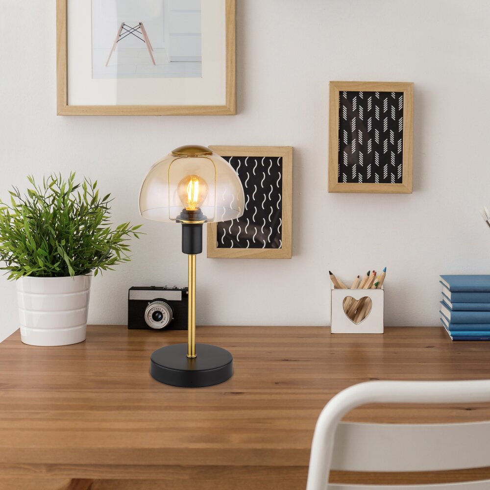 Lampe de table Globo KOKKINI Noir, 1 lumière main product photo
